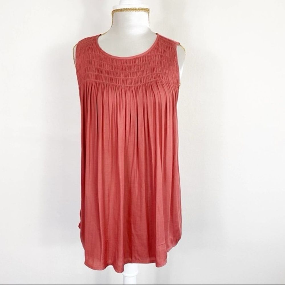 Dolan Left Coast | Anthropologie Flowy Sleeveless Blouse Top | M